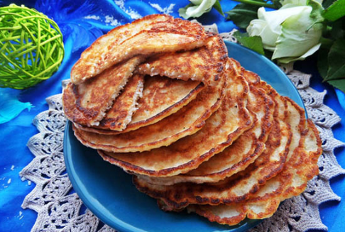 Pfannkuchen mit Bran